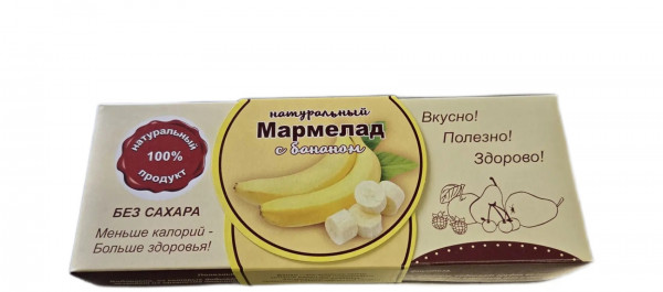 №2 Мармелад натуральный "Банан" 140г  в Армавире