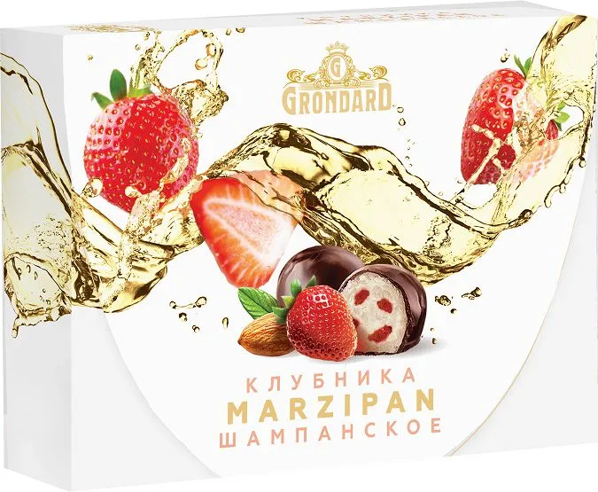  TM Grondard       (10185) Конфеты глазированные Марципановые Клубника и Шампанское, 98г в Армавире
